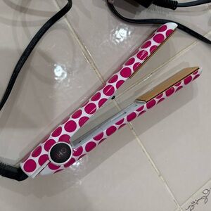 CHI Pink Polka Dot Hair Straightener